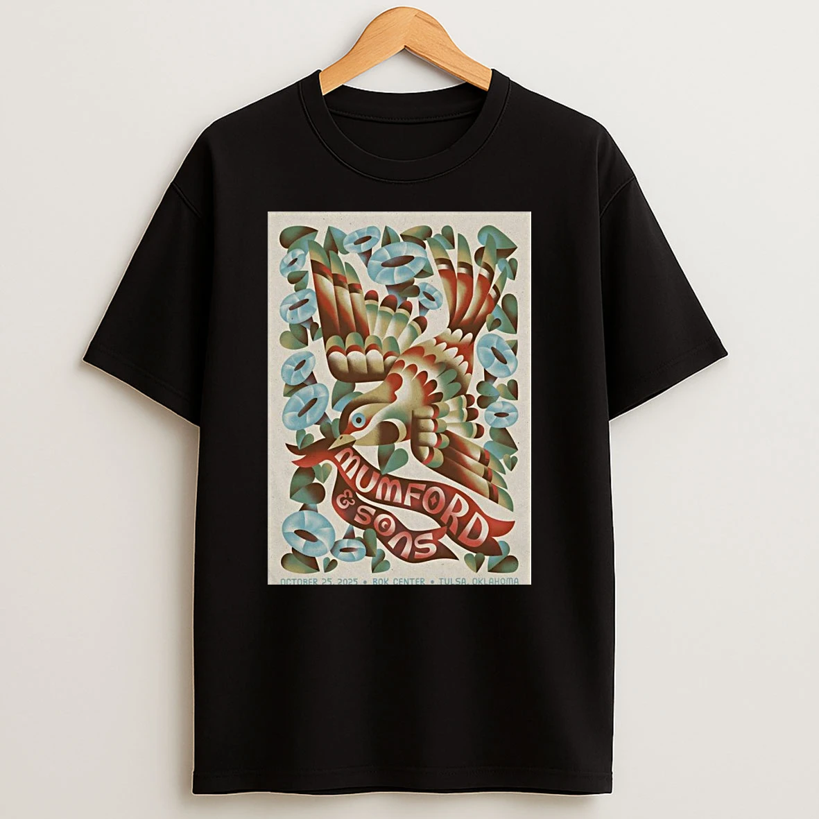 Mumford And Sons Bok Center In Tulsa Ok October 25 2025 T Shirts