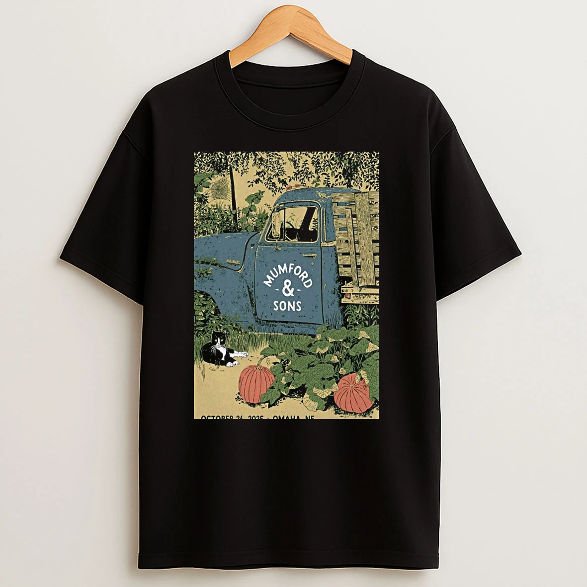 Mumford And Sons Chi Health Center Arena Omaha Ne October 26 2025 T Shirts