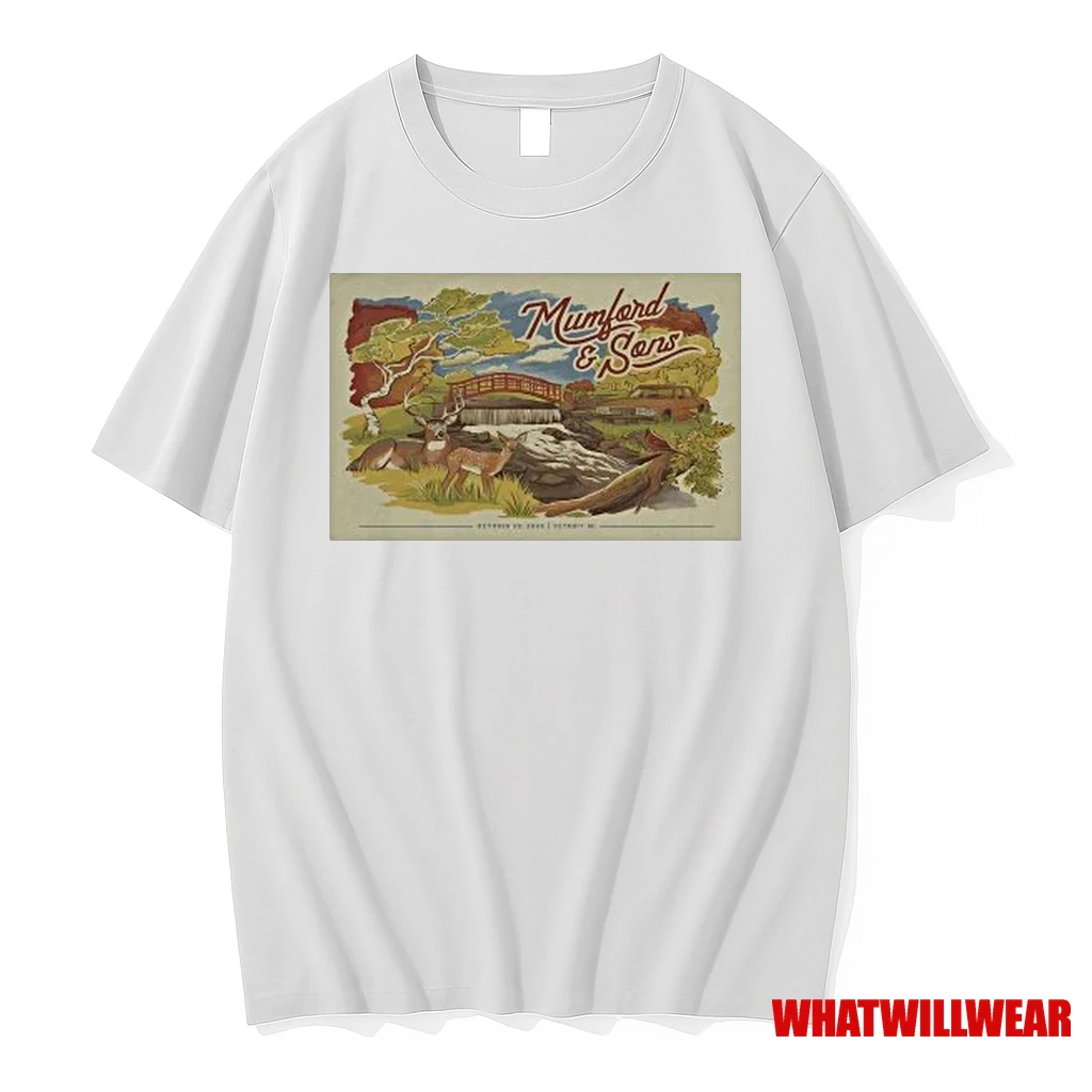 Mumford Sons Detroit Mi On October 20 2025 Event Shirts