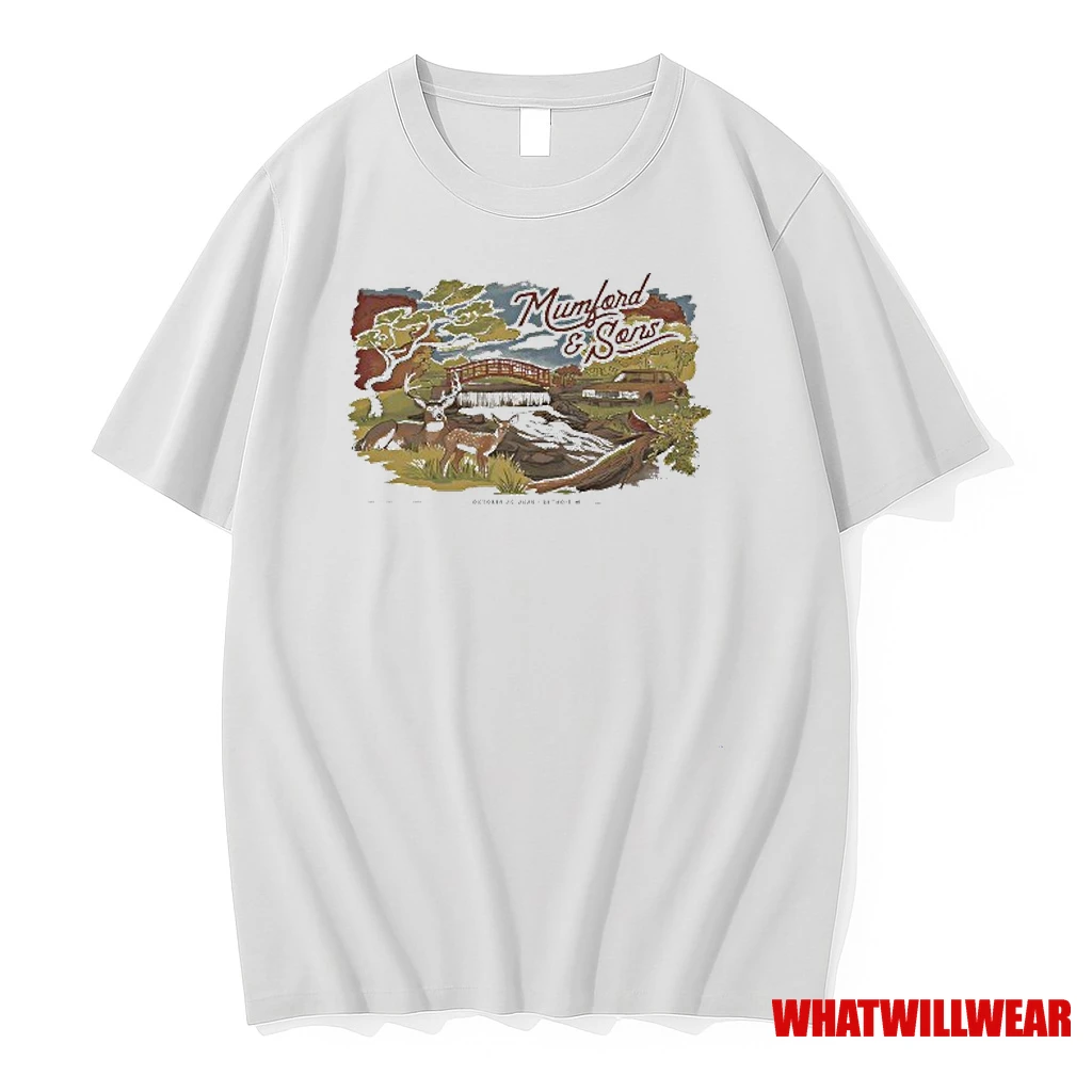 Mumford Sons Little Caesars Arena Detroit Mi October 20 2025 Deers Shirts