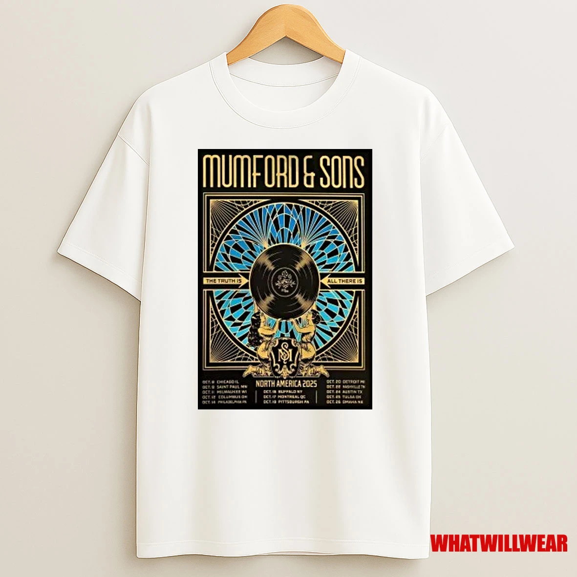 Mumford Sons North America 2025 Shirts