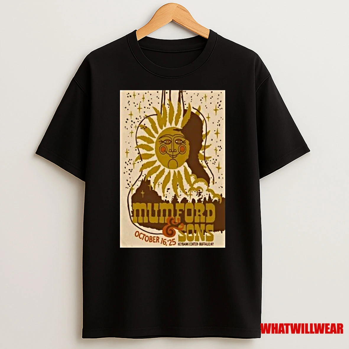 Mumford Sons October 16 2025 At Keybank Center Show Shirts