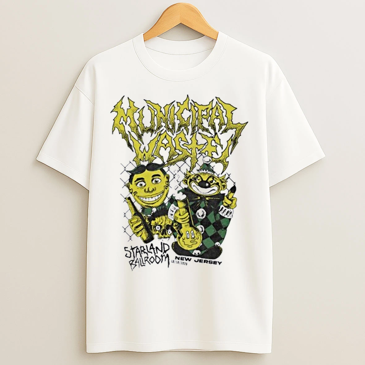 Municipal Waste 10 18 2025 Event Sayreville New Jeyrsey T Shirts