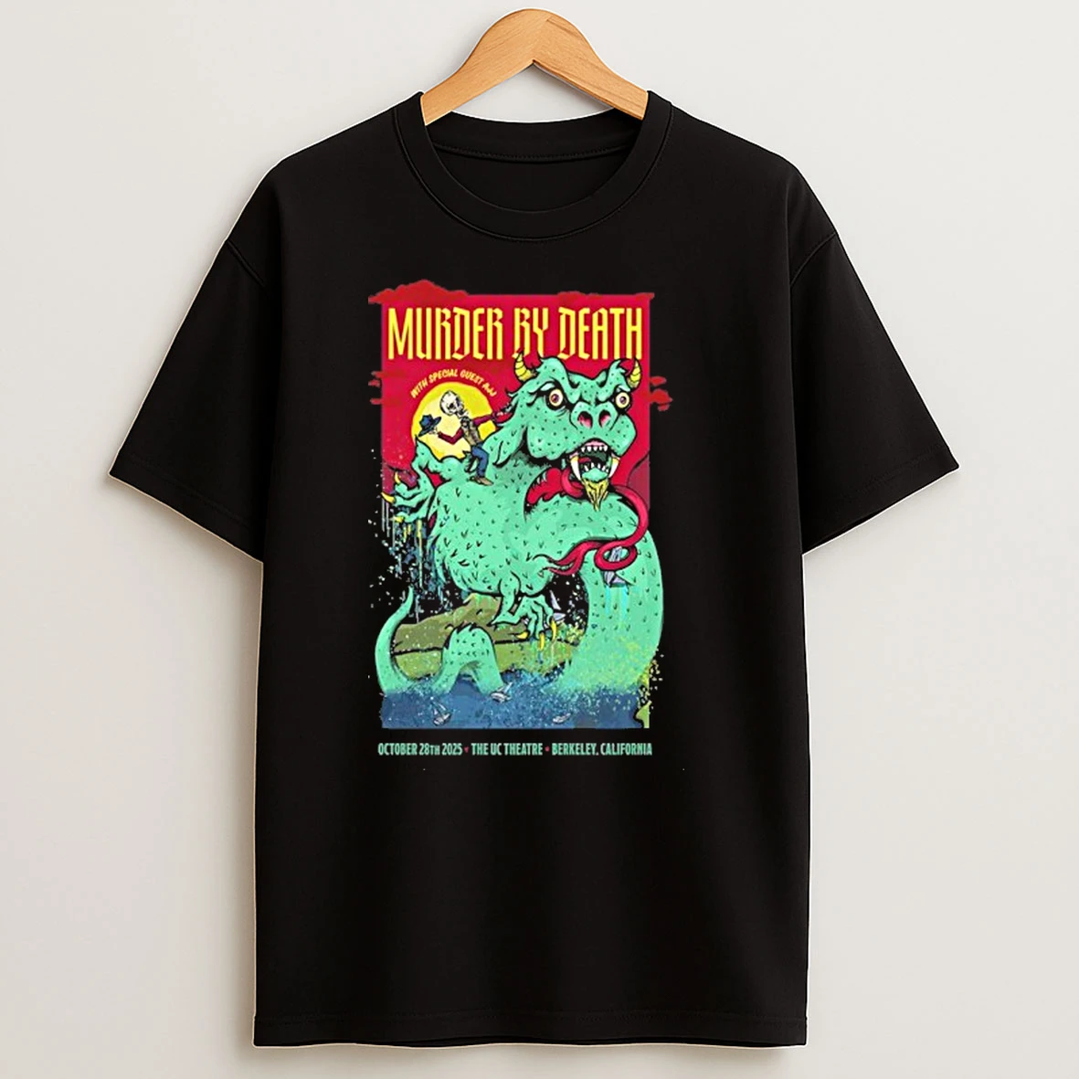 Murder By Death Oct 28 2025 The Uc Theatre In Berkeley Ca T Shirts