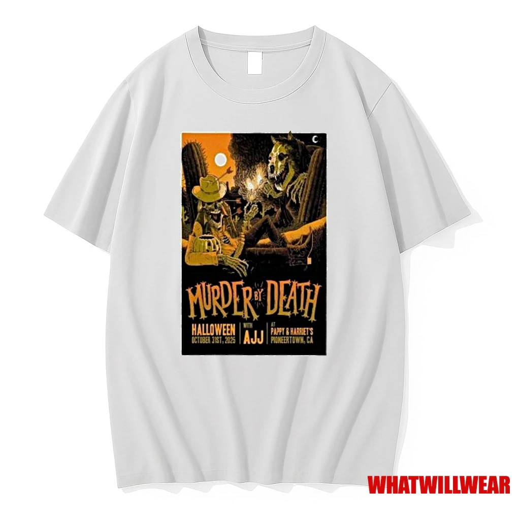Murder By Death Oct 31 2025 Halloween At Pappy Harriets Pioneertown Shirts