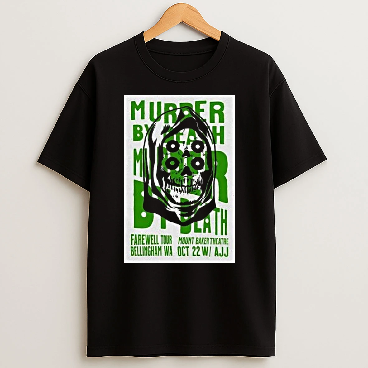 Murder By Death October 22 2025 Bellingham Show Shirts