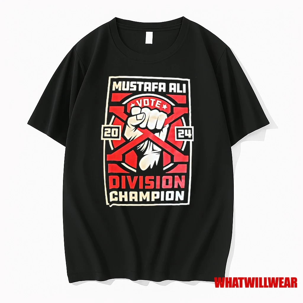 Mustafa Ali Vote 2024 Division Champion Shirts