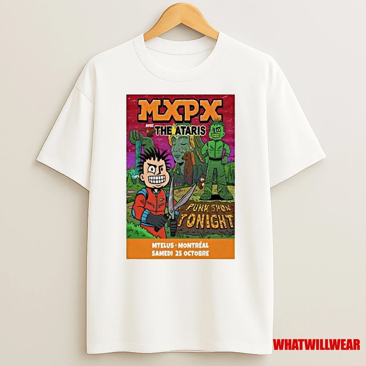 Mxpx Avec The Ataris Oct 25 2025 Punk Show Tonight Shirts
