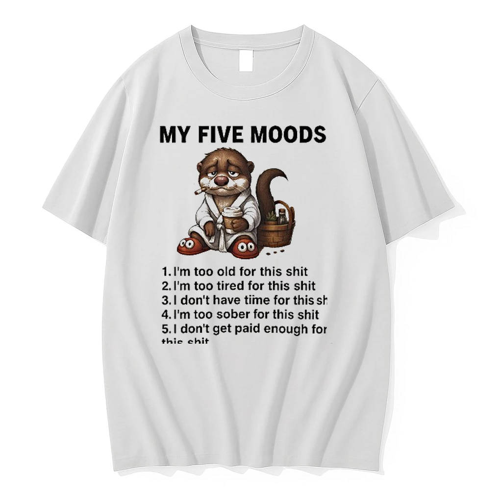 My Five Moods Relatable Af Cigarettes Squirrel Shirts