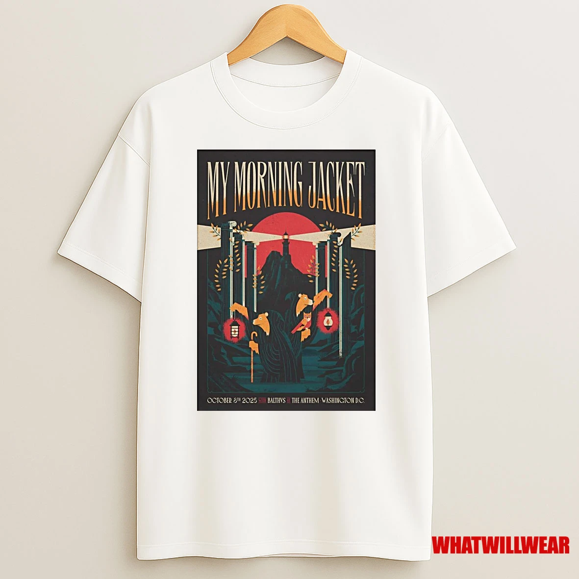 My Morning Jacket At The Anthem Washington Dc October 8 2025 Shirts