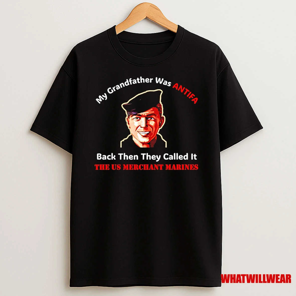 My Grandfather Was Antifa Back Then They Called It The Us Merchant Marines Shirts