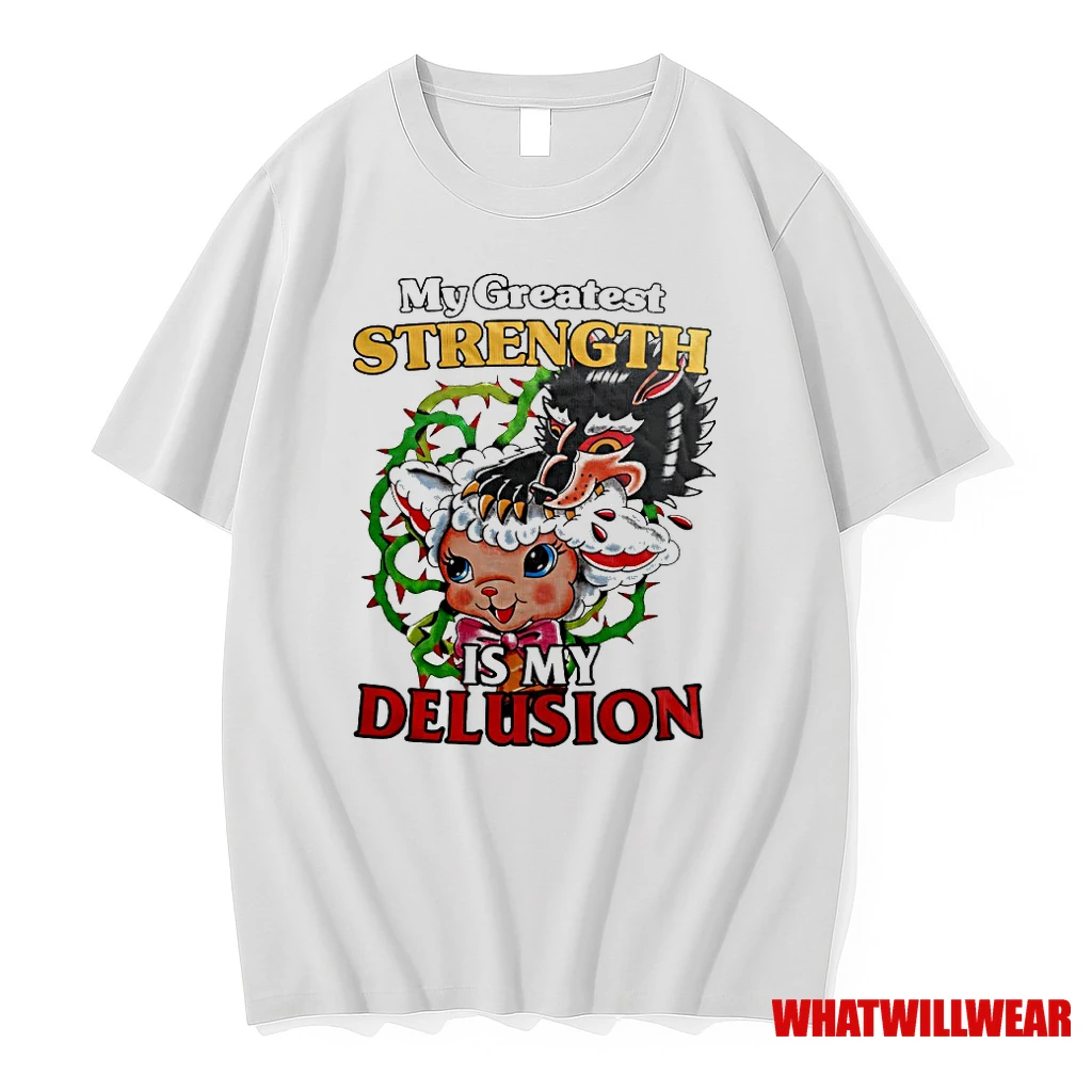 My Greatest Strength Is My Delusion Wolf And Sheep Shirts