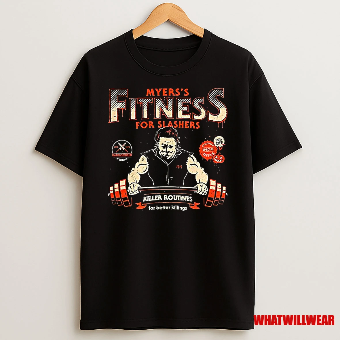 Myers Fitness For Slashers Killer Routines Shirts