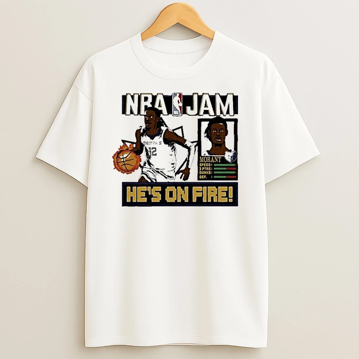 Nba Jam Ja Morant Memphis Grizzlies T Shirts