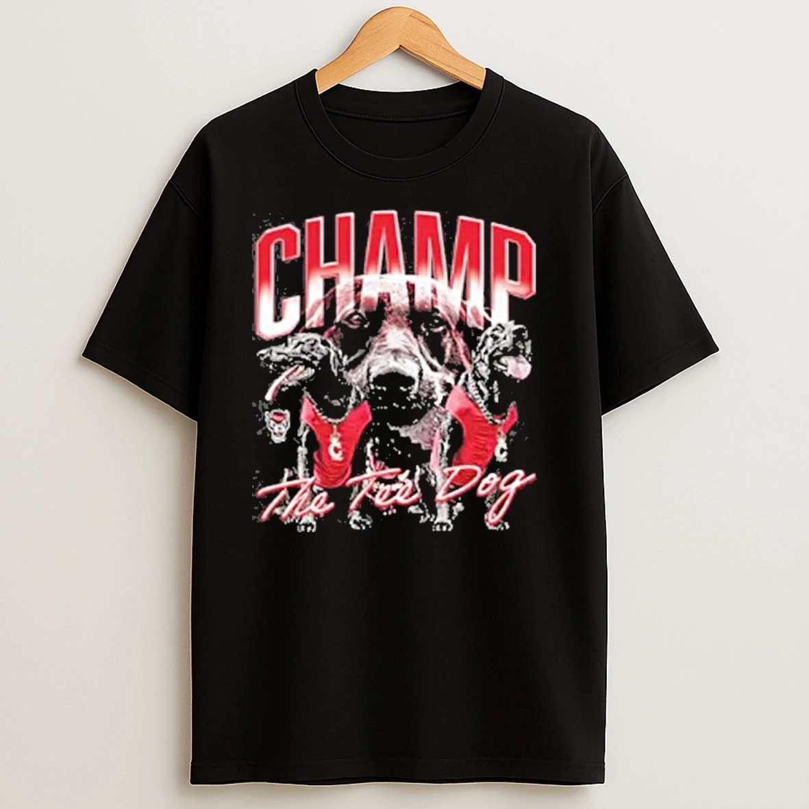 Nc State Wolfpack Wolfhead Champ The Tee Dog T Shirts