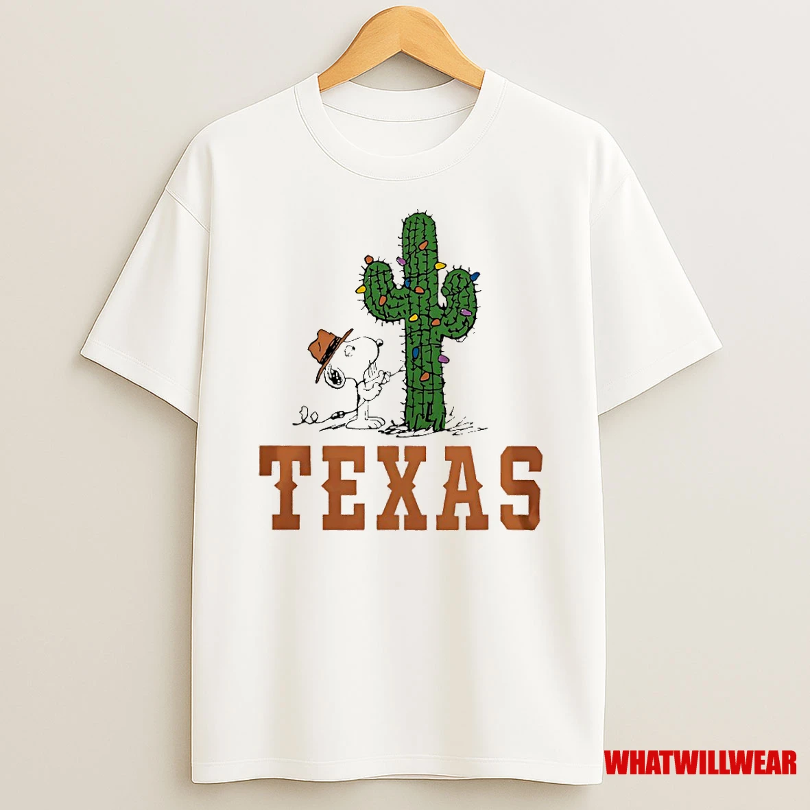 Ncaa Texas Longhorns X Snoopy Brother Cactus Holiday Shirts