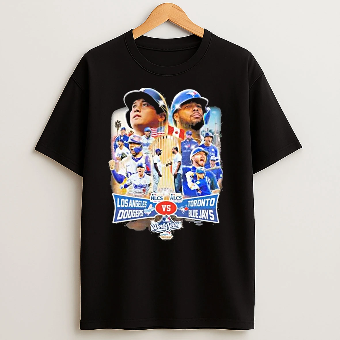 Nlcs La Dodgers Vs Alcs Blue Jays 2025 World Series T Shirts