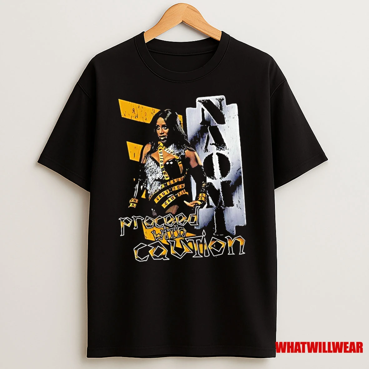 Naomi Proceed With Caution Wwe Shirts