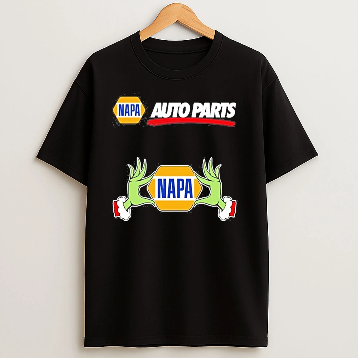 Napa Logo Grinch Hand T Shirts