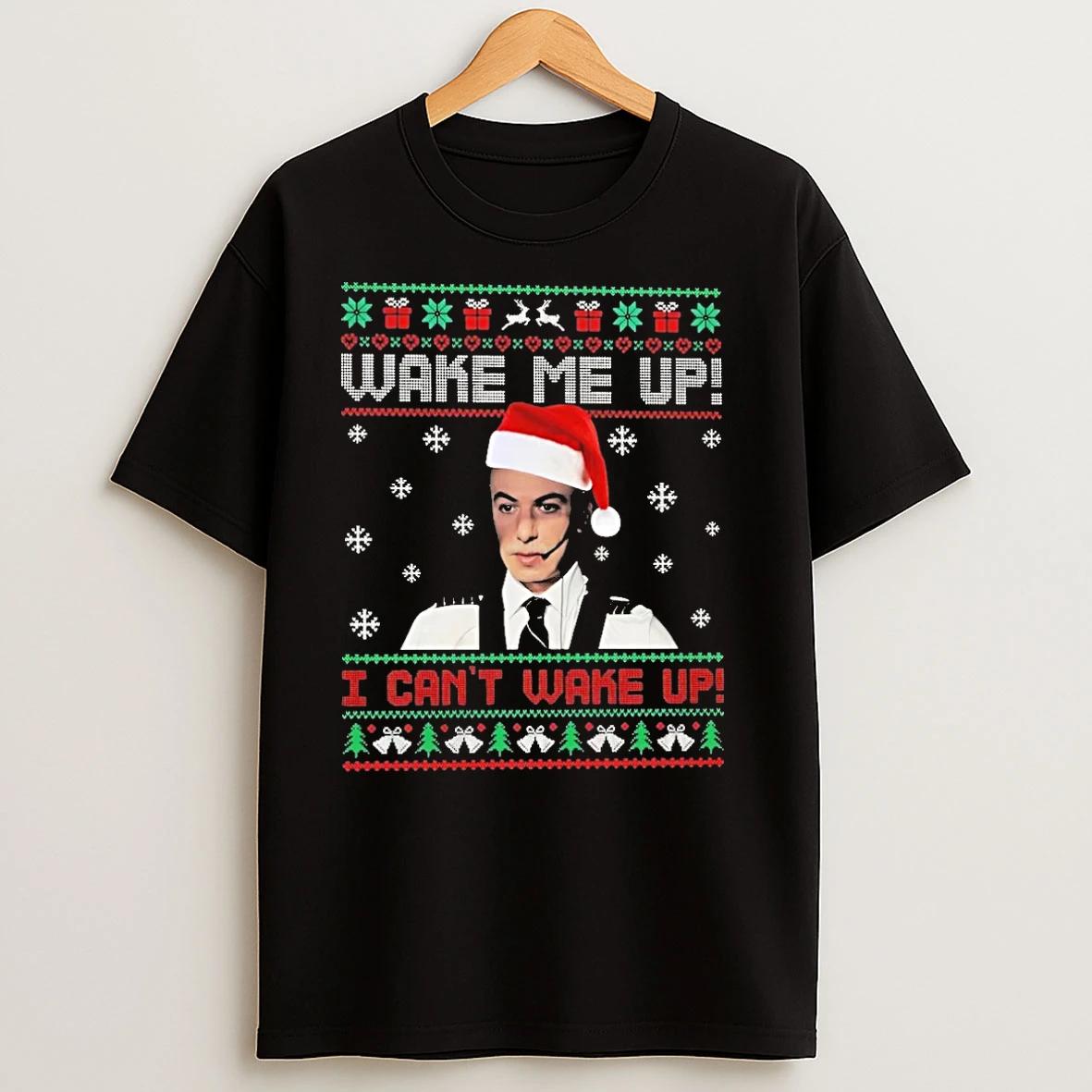 Nathan Fielder Wake Me Up I Cant Wake Up Ugly Christmas T Shirts