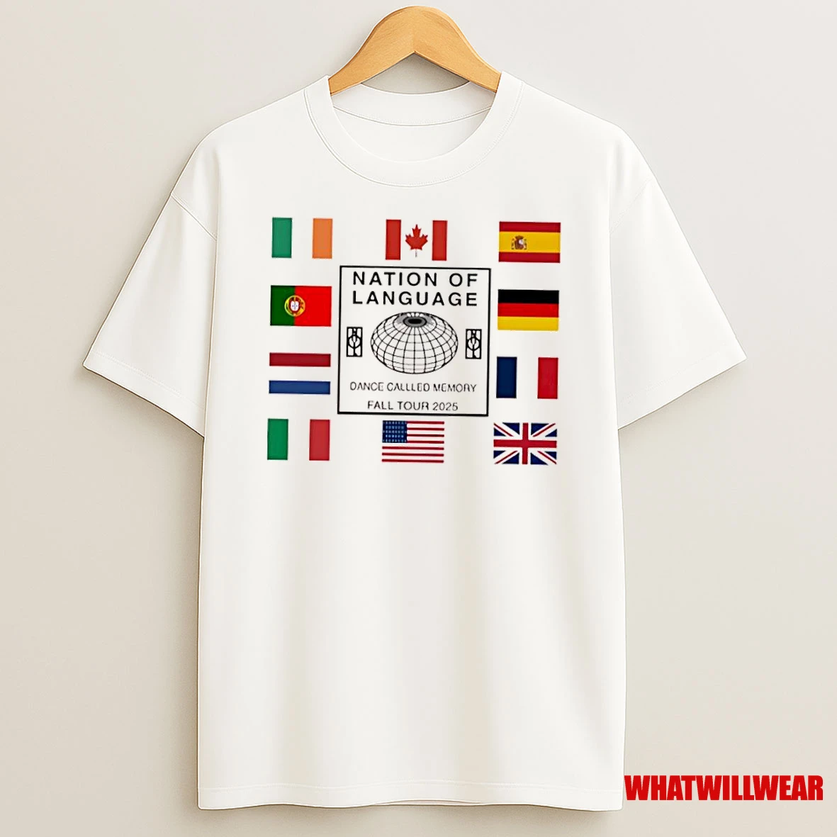 Nation Of Language 2025 World Tour Shirts