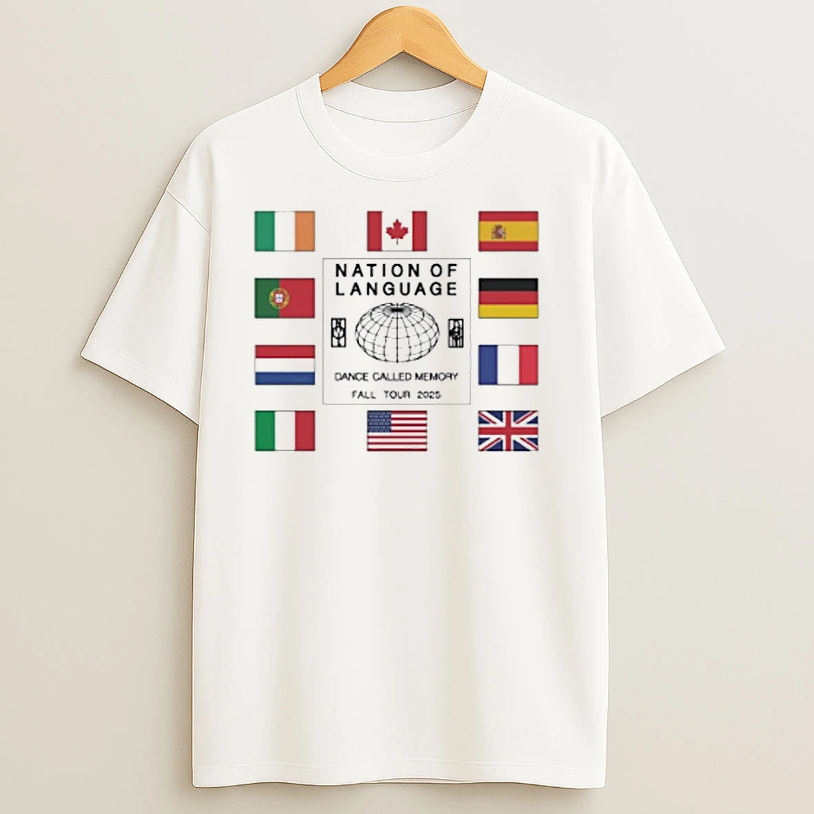 Nation Of Language 2025 World Tour T Shirts