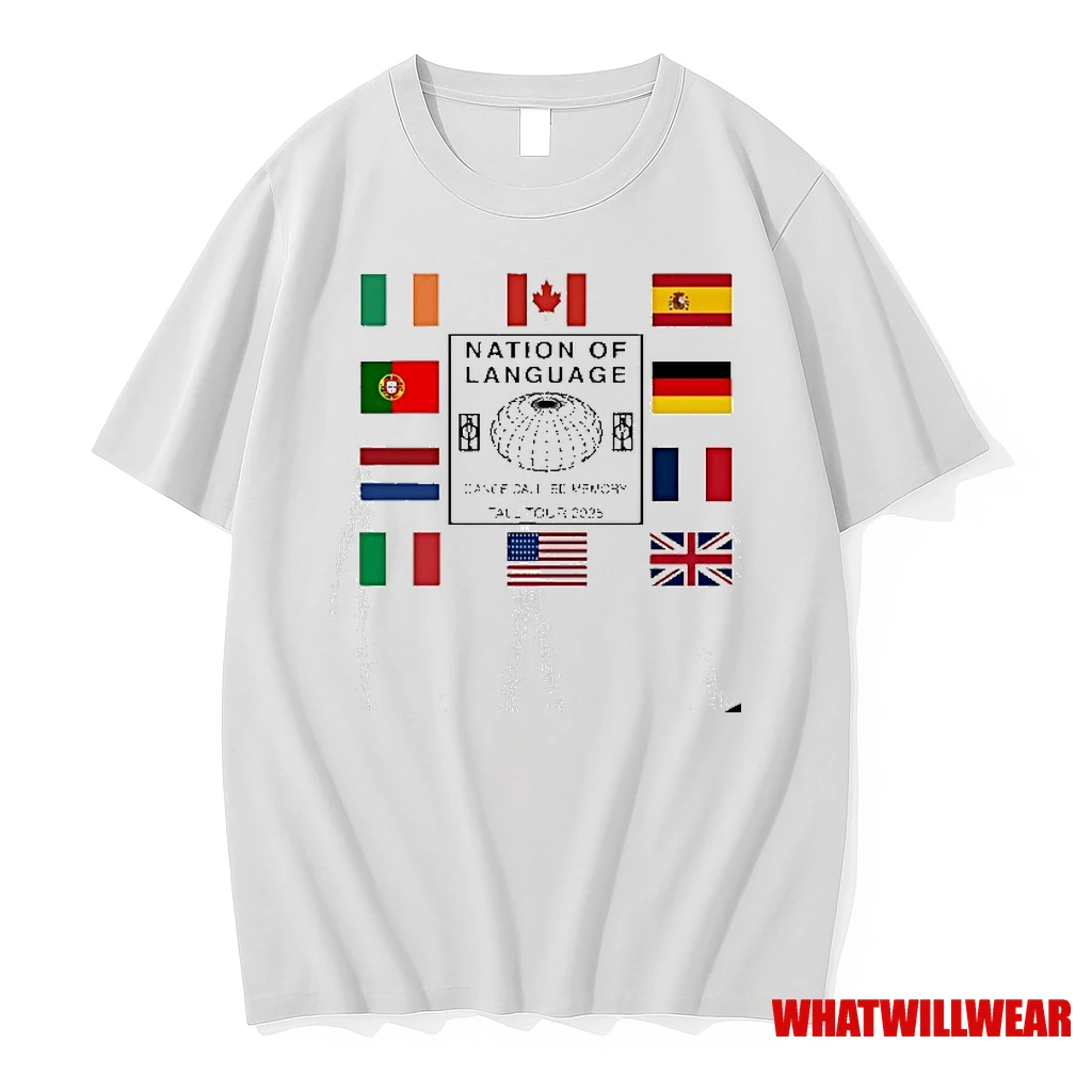 Nation Of Language 2025 World Tour Flag Shirts