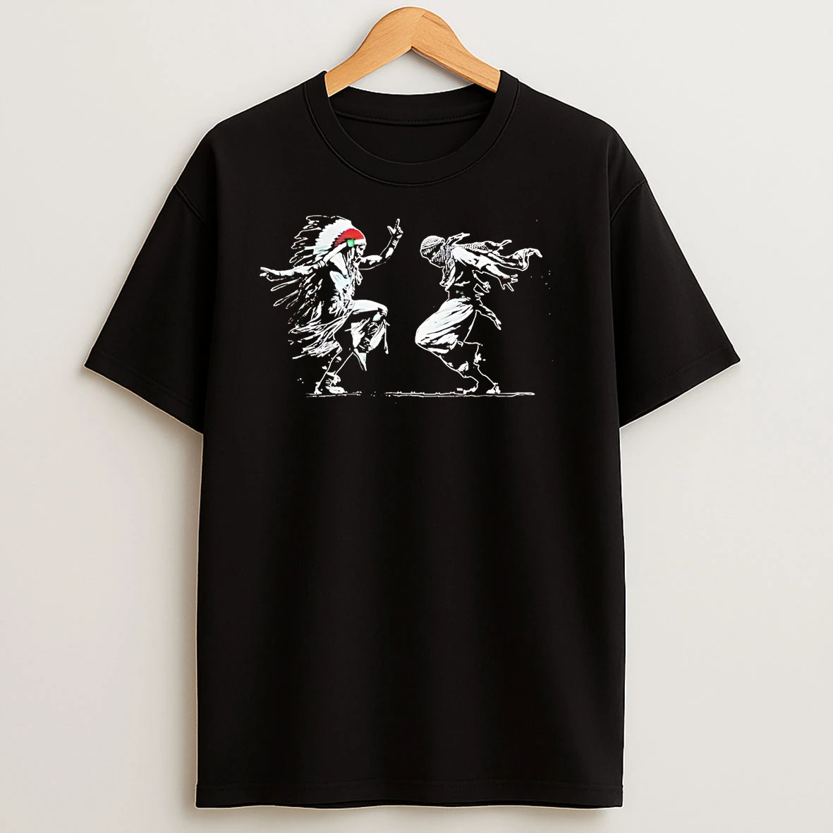 Native American Chiefs And Palestinians Dance T Shirts