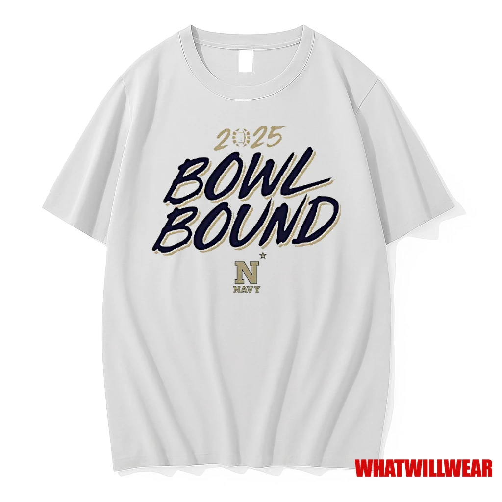 Navy Midshipmen Football 2025 Bowl Bound Shirts
