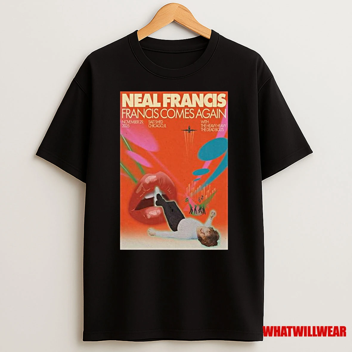 Neal Francis Francis Comes Again November 29 2025 The Salt Shed Chicago Il Shirts