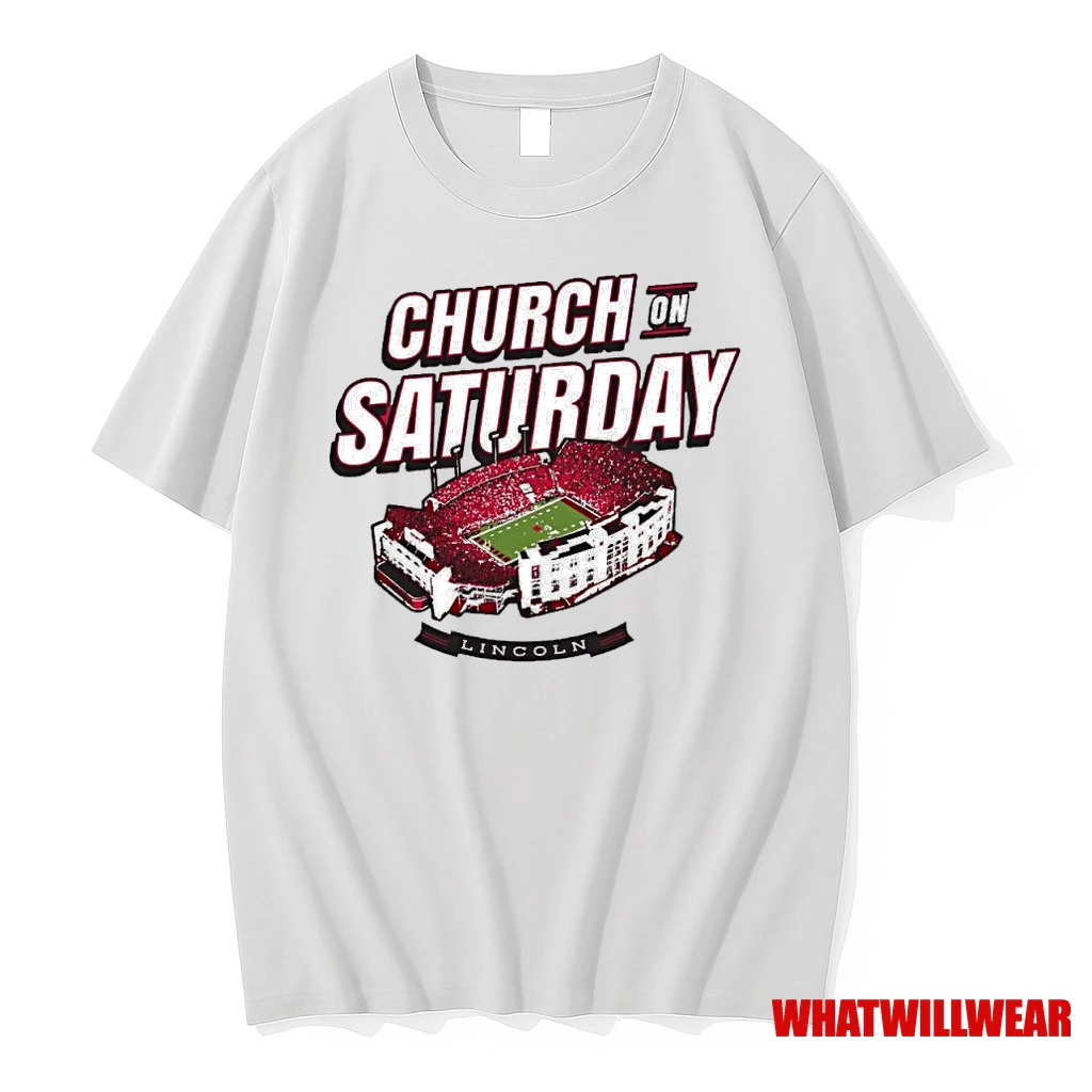 Nebraska Cornhuskers Church On Saturday Shirts