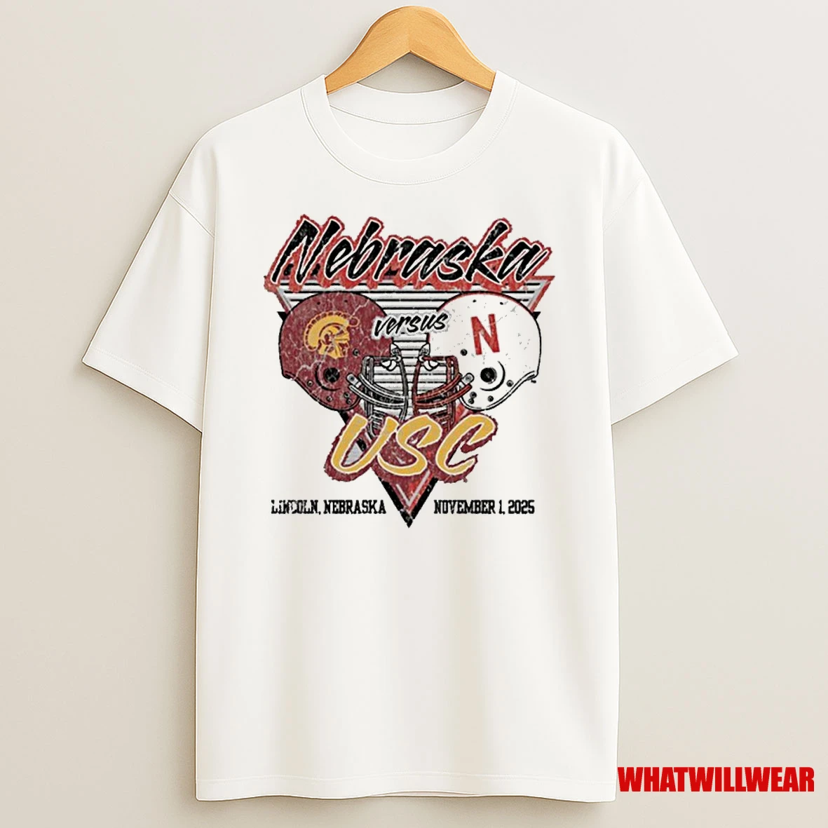 Nebraska Cornhuskers Football Vs Usc Trojans Lincoln Nebraska Nov 1 2025 Gameday Shirts
