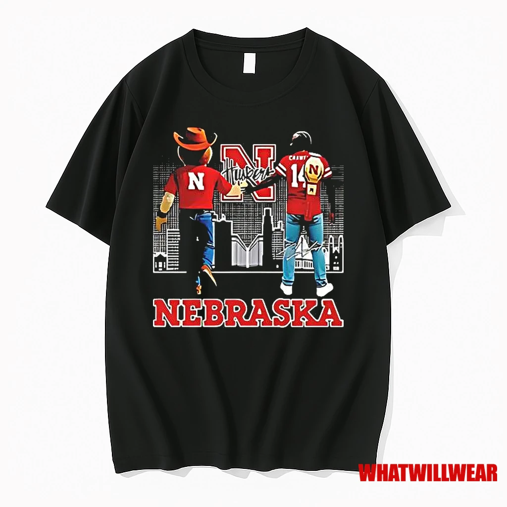 Nebraska Cornhuskers Danny Crawford Vs Mascot Skyline Signature Shirts