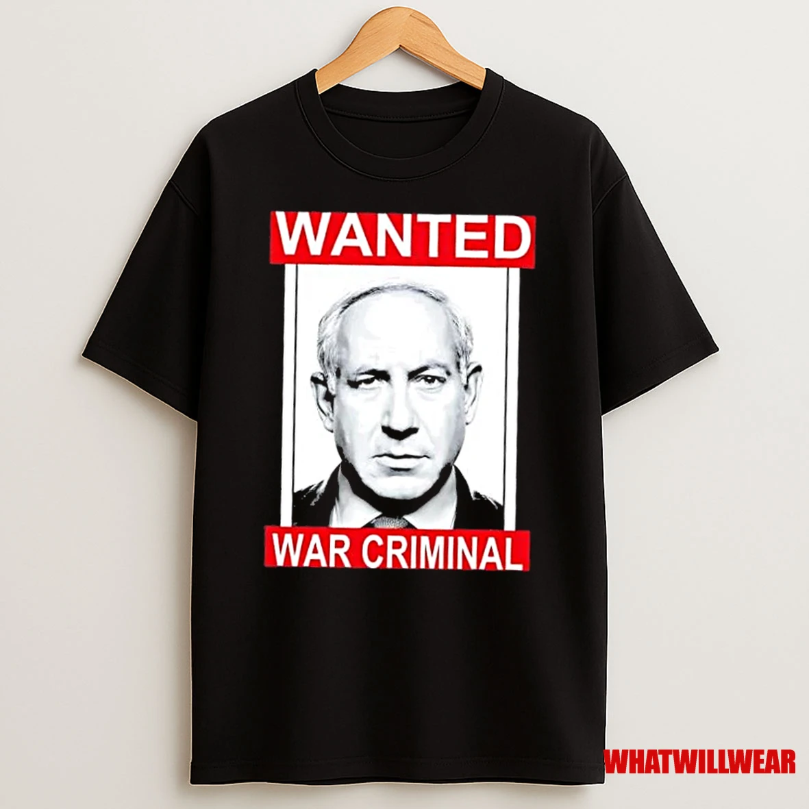 Netanyahu Parody Wanted Bibi Shirts