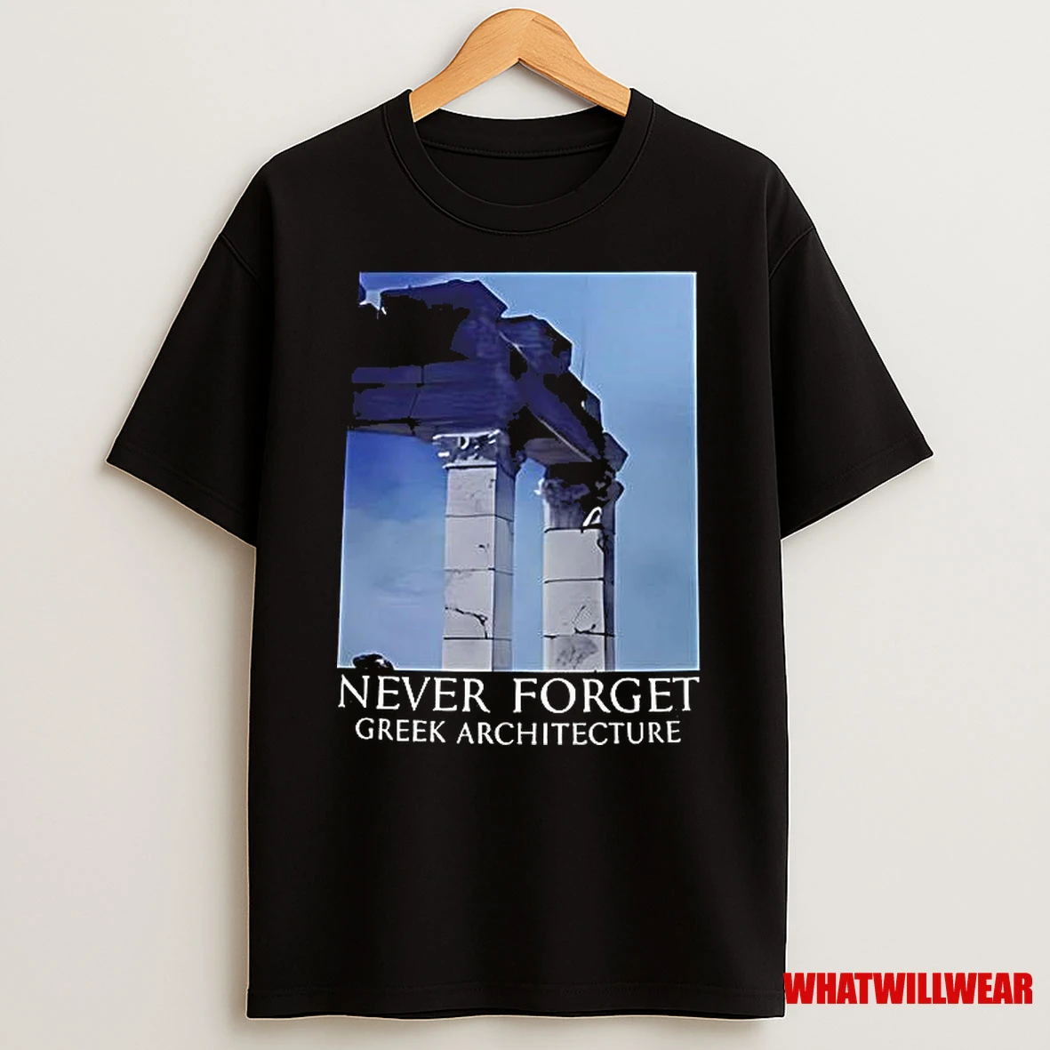 Never Forget Greek Architecture Vintage Shirts