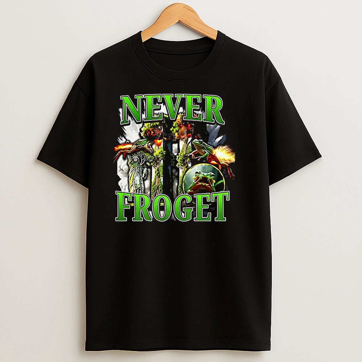 Never Froget Frog Meme T Shirts