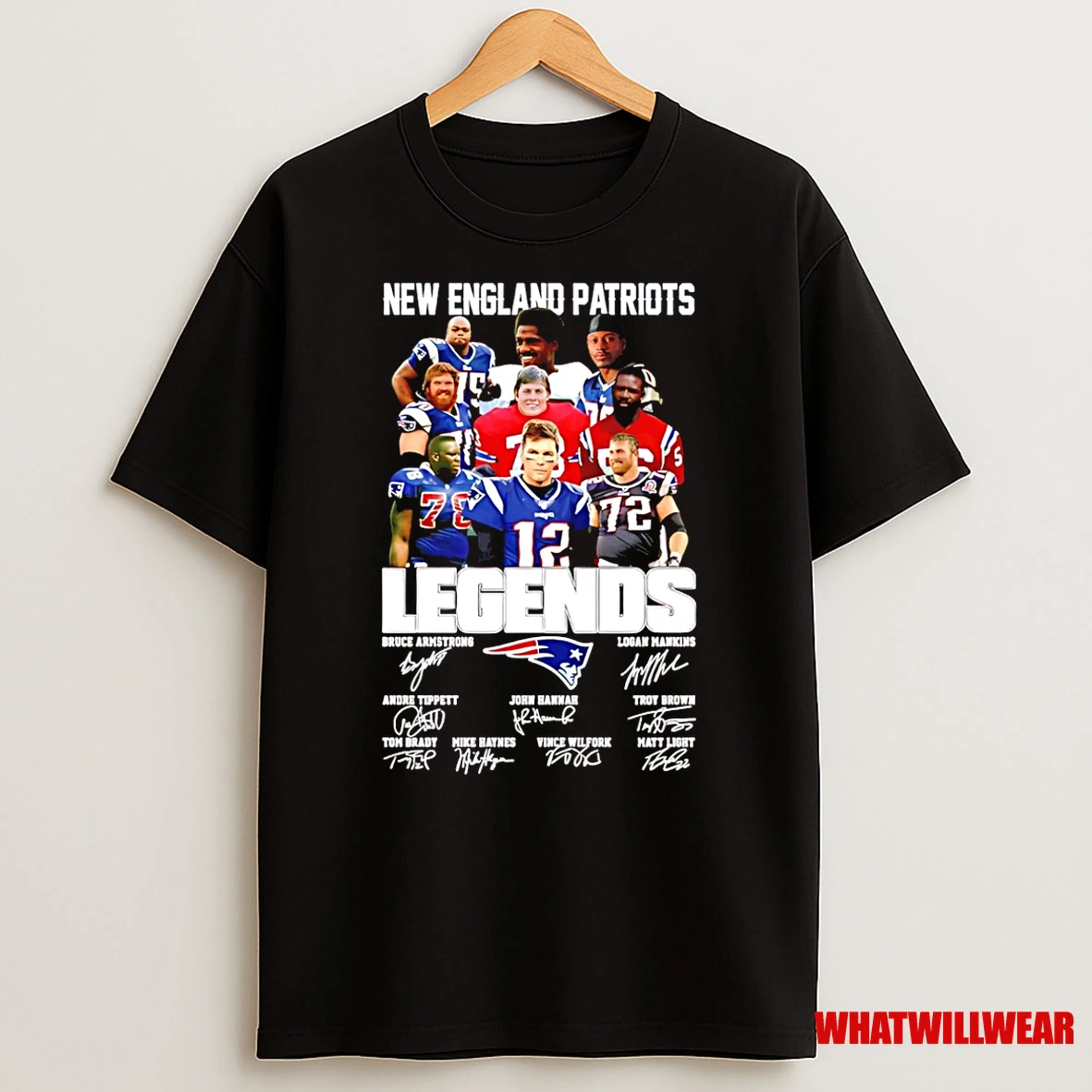 New England Patriots Legends All Team Signature Shirts