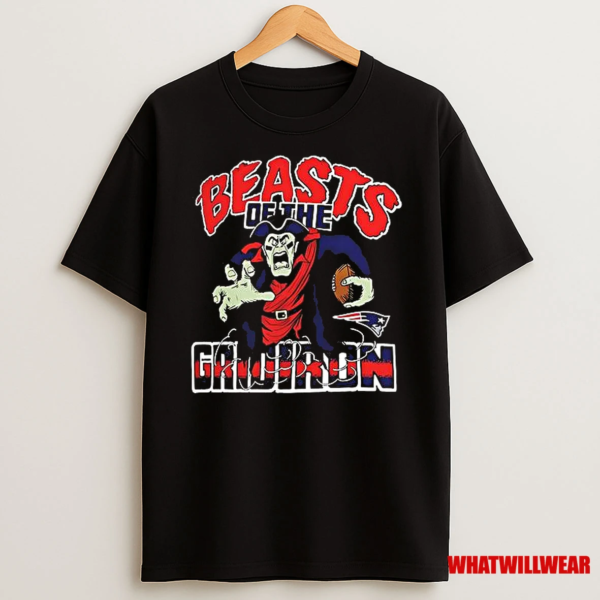 New England Patriots Monsters Beasts Of The Gridiron Halloween Shirts
