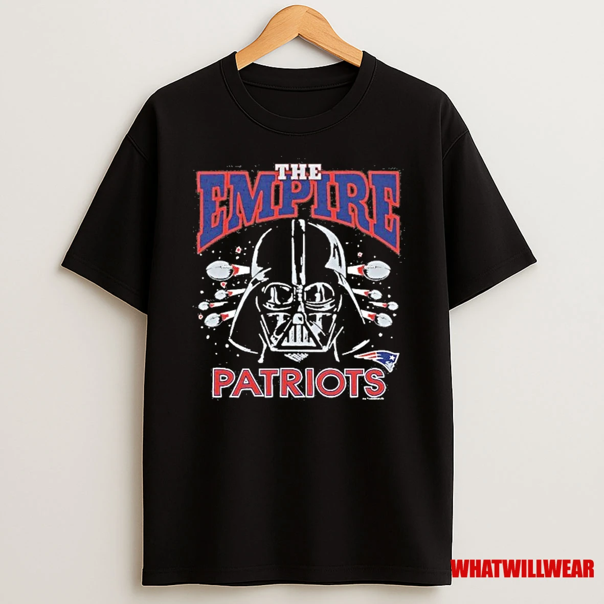 New England Patriots Star Wars X Nfl Tri Blend Shirts