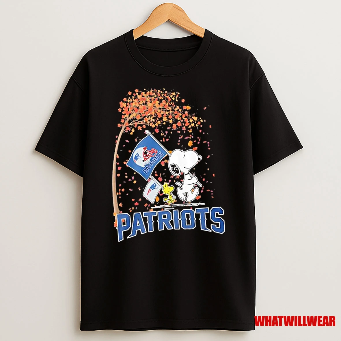 New England Patriots Vs Snoopy And Woodstock Fall Season Shirts