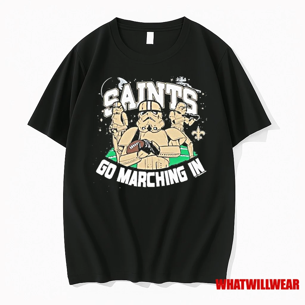 New Orleans Saints Star Wars X Nfl Tri Blend Shirts