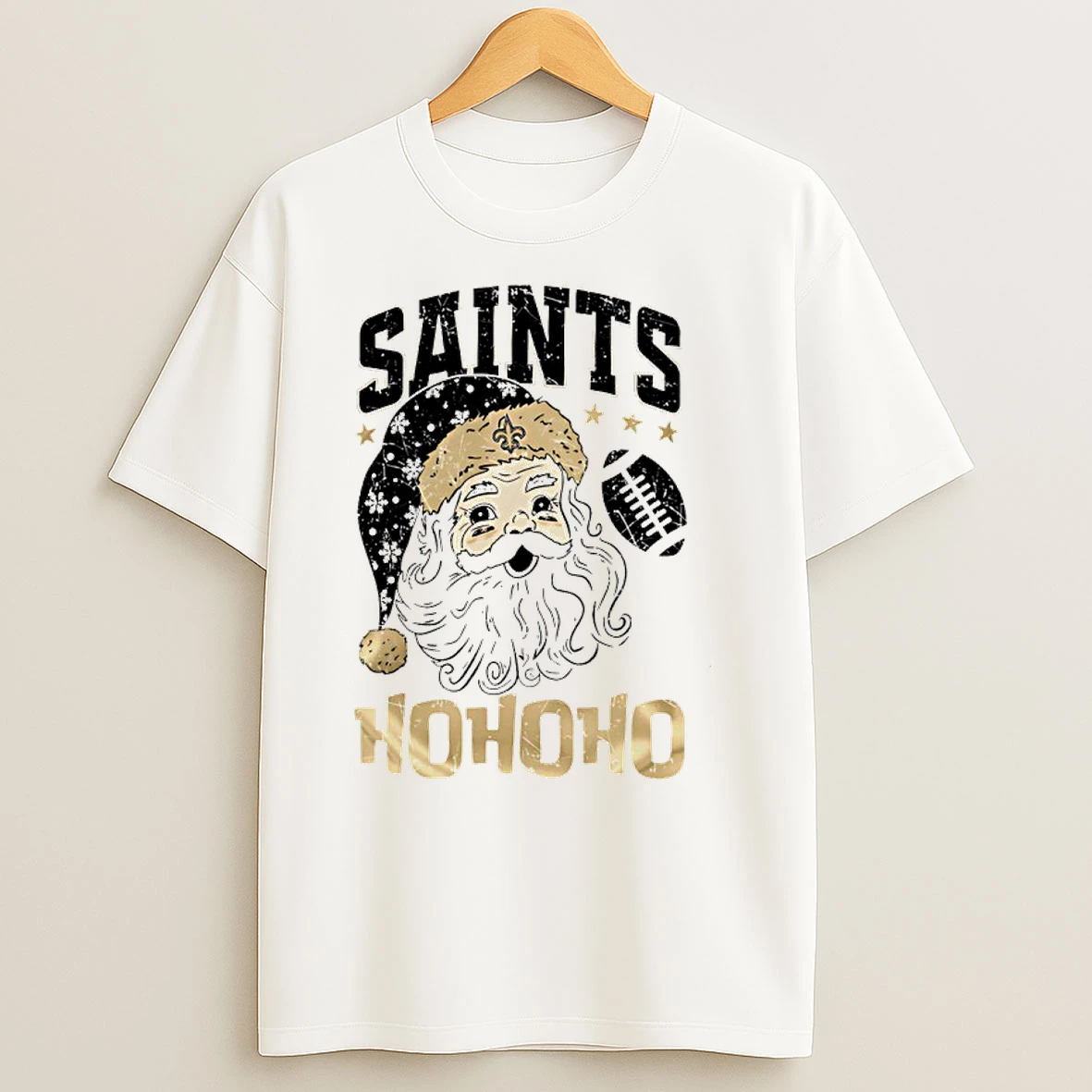New Orleans Saints X Santa Claus Nfl Merry Christmas T Shirts
