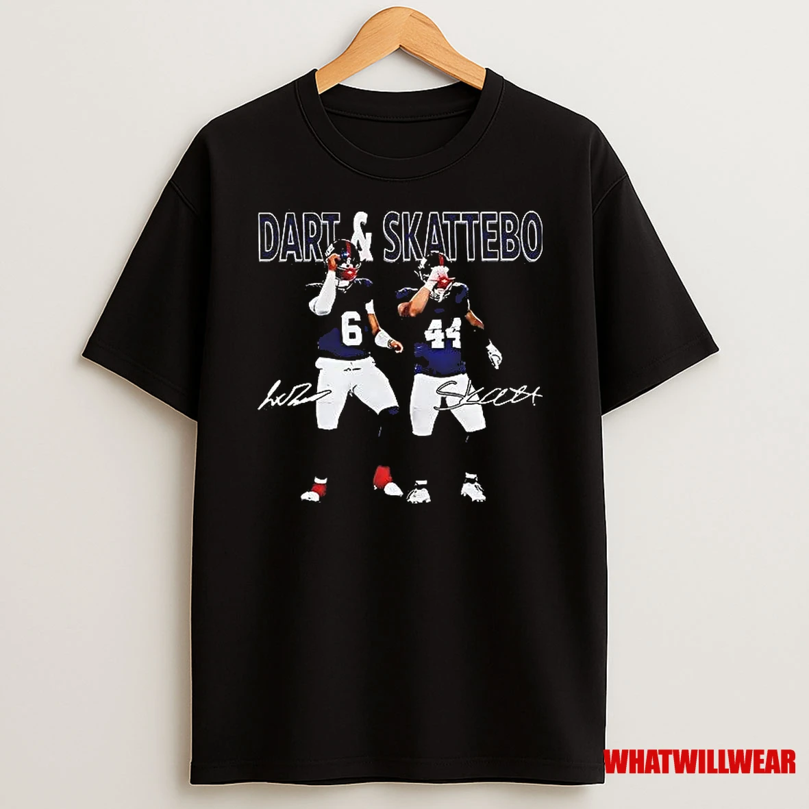 New York Giants Dart And Skattebo Mark Bavaro Evan Engram Shirts