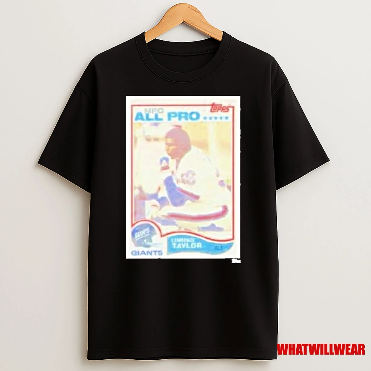 New York Giants Lawrence Taylor Trading Card Shirts