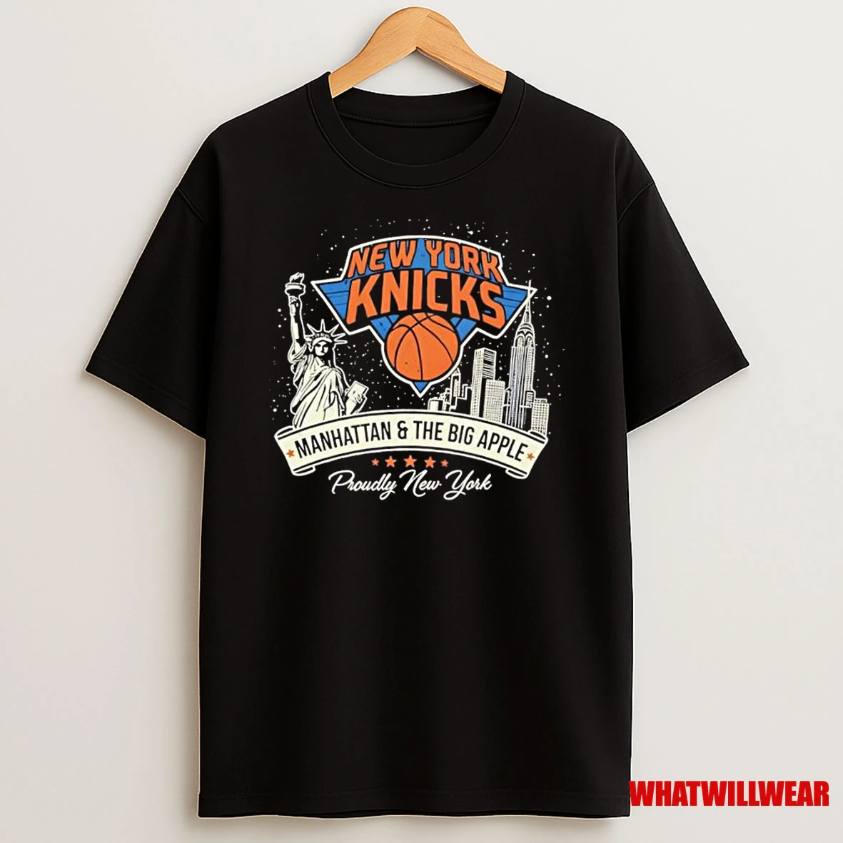New York Knicks Manhattan And The Big Apple Shirts