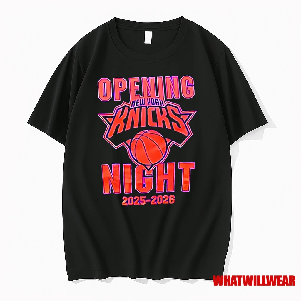 New York Knicks Opening Night 2025 2026 Nba Season Shirts