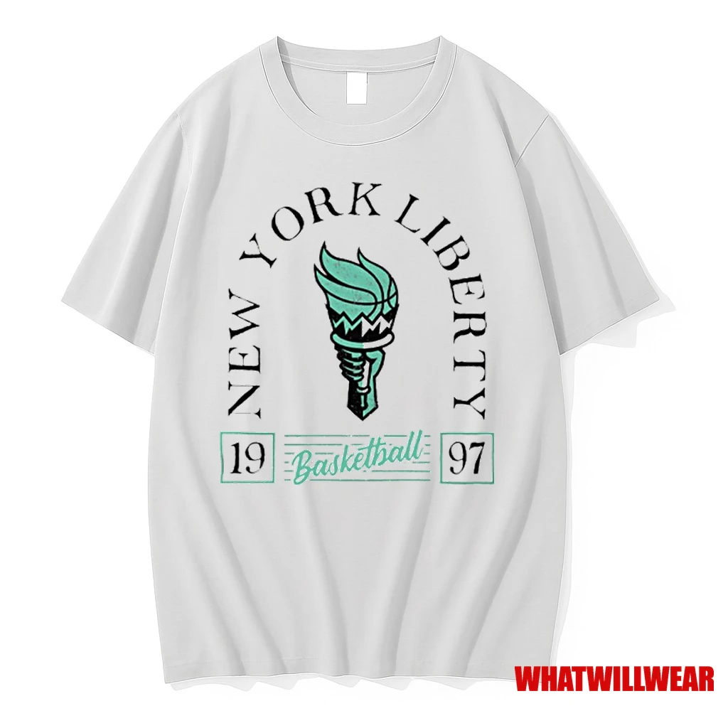 New York Liberty Stadium Essentials Lay Low Vintage Wash Relaxed Fit Shirts