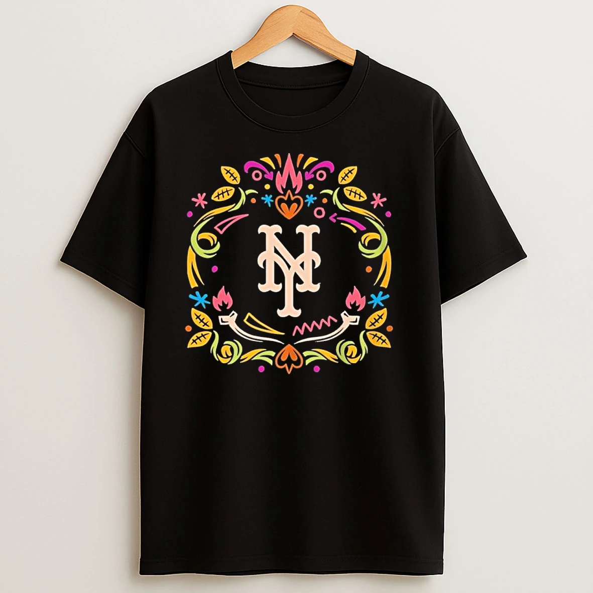 New York Mets Mlb Dia De Los Muertos T Shirts