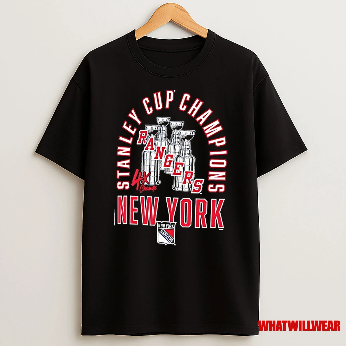 New York Rangers 4x Stanley Cup Champions Shirts