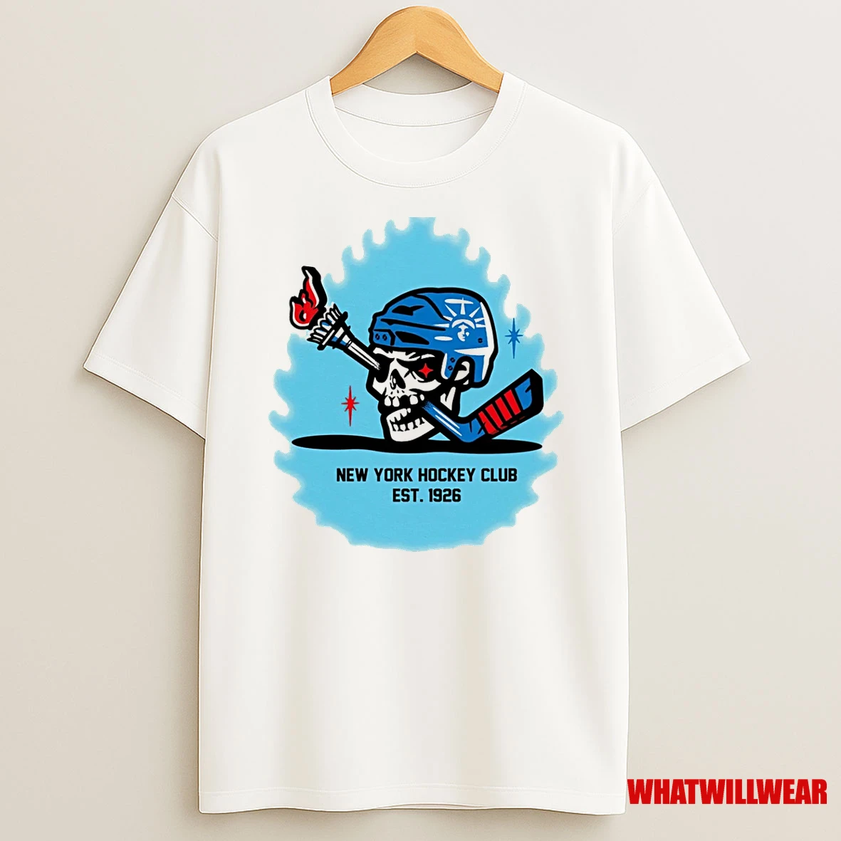 New York Rangers Hockey Club Skull Shirts